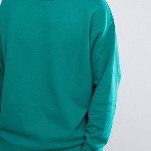 ASOS teal green sweatshirt